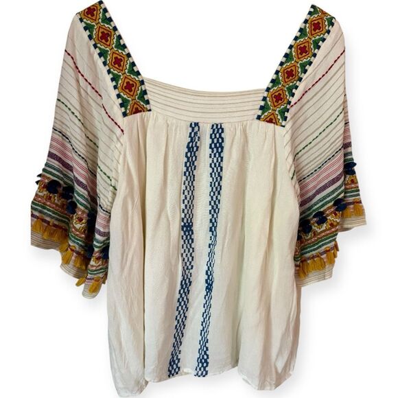 Anthropologie Vineet Bahl Kiera Embroidered Blouse - Picture 6 of 13